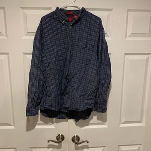 Arrow Navy Checkered Shirt Jacket